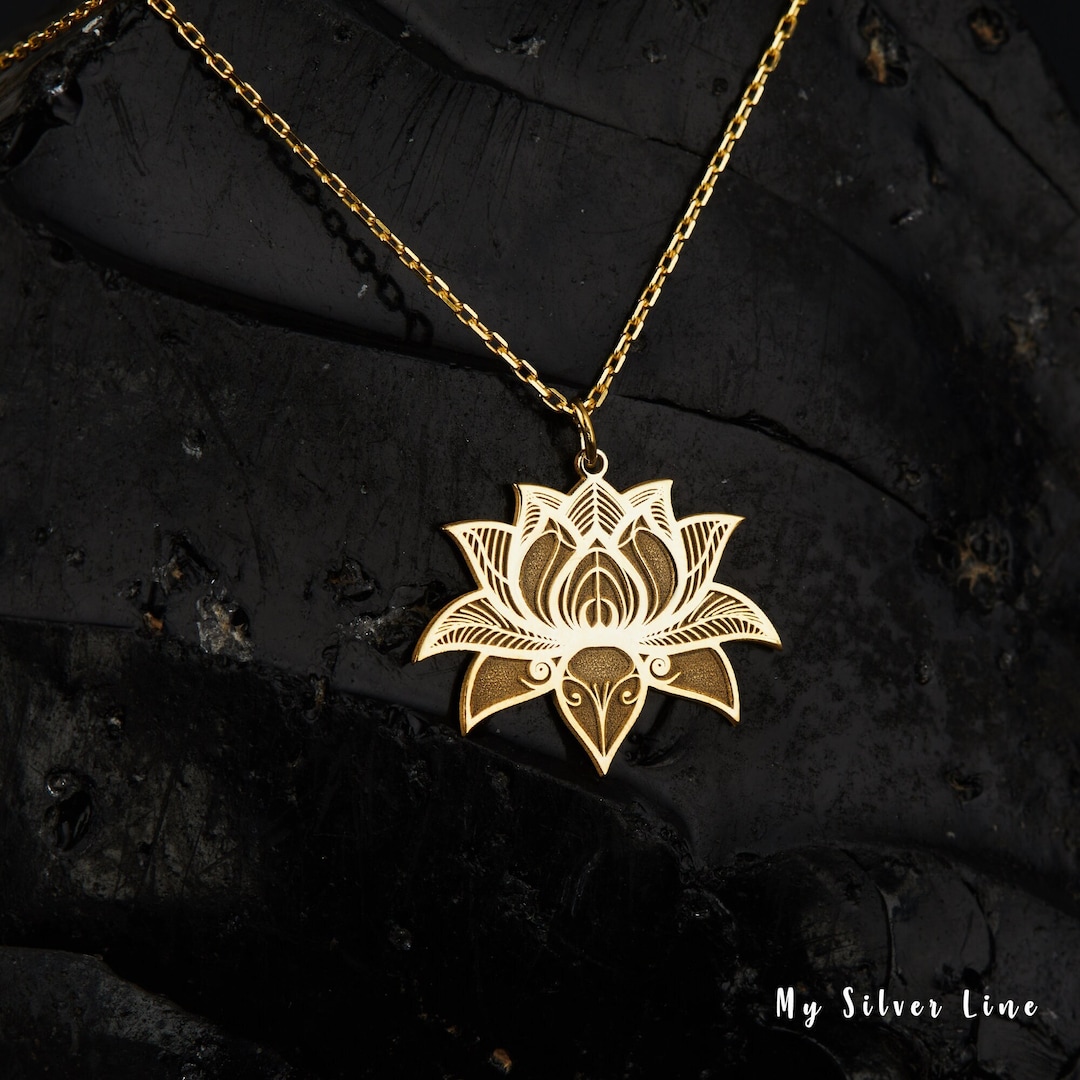 ours strong lotus ネックレス LOTUS SILVER NECKLACE GOLD – STRONG