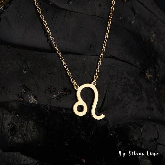 Sterling Silver Zodiac Sign Necklace: Horoscope Pendant, Birthday Gift