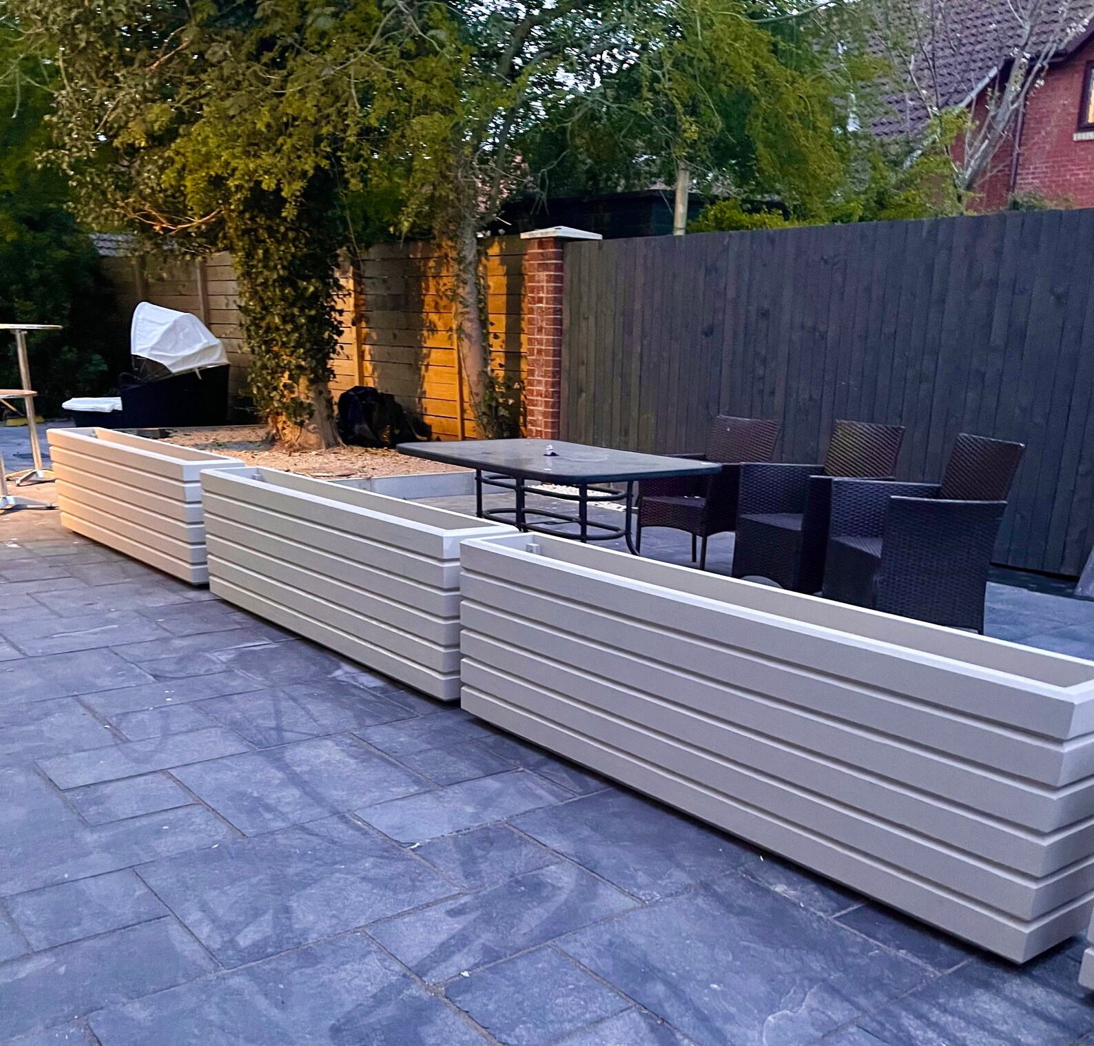 Very large garden pots and planters large Wooden garden Etsy