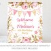 ONE Birthday Banner. Printable Digital Party Decoration. Onedrful Girls Pink First Birthday ...