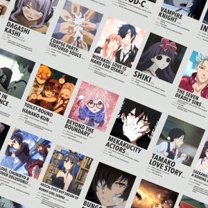 Anime Minimal Poster Set 653 posters image 3