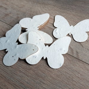 Papillons à planter en papier ensemencé