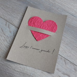 Amour au grand coeur à planter (personnalisable)
