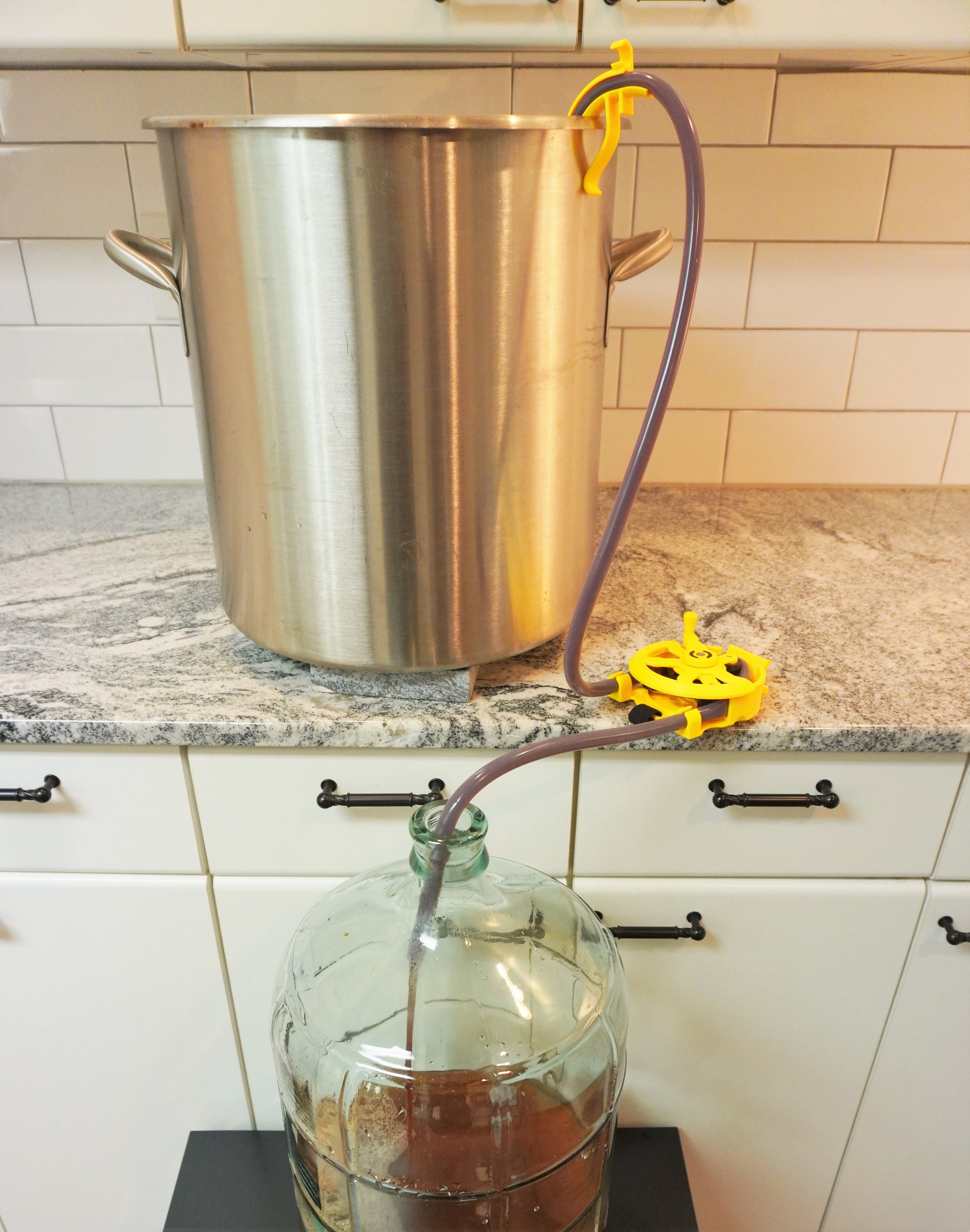 The Siphon Pump, Perfect for Home Brew and Wine Making. Sanitary, Easy