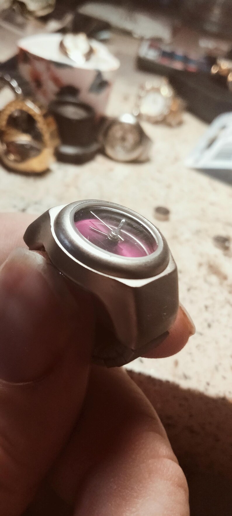 Ring Watch , Afterthoughts. New Swiss Silver Oxide Battery - Etsy