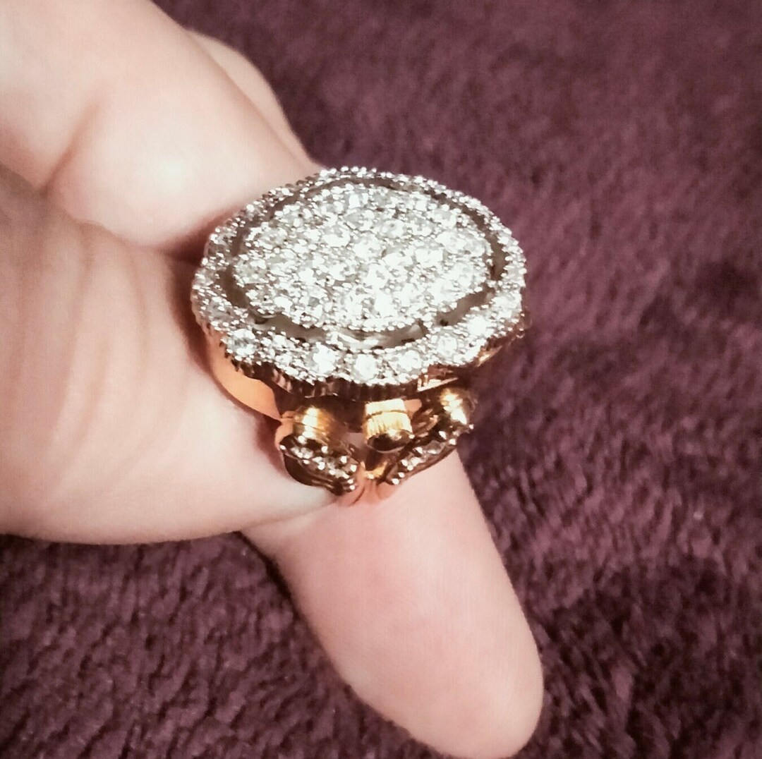 Ring Watch , Xanadu, Rare ,mother of Pearl Face, New Swiss Silver Oxide