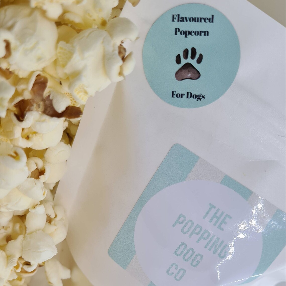 Chicken flavoured popcorn for dogs Etsy