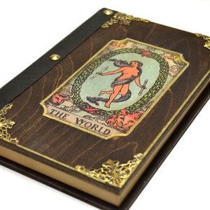 Libro de sombras, arte bordado, libro de cuero, diario de cuero, libro de poesía, carta de tarot, cuaderno de bocetos, arte de tarot, adivino, impresión de tarot