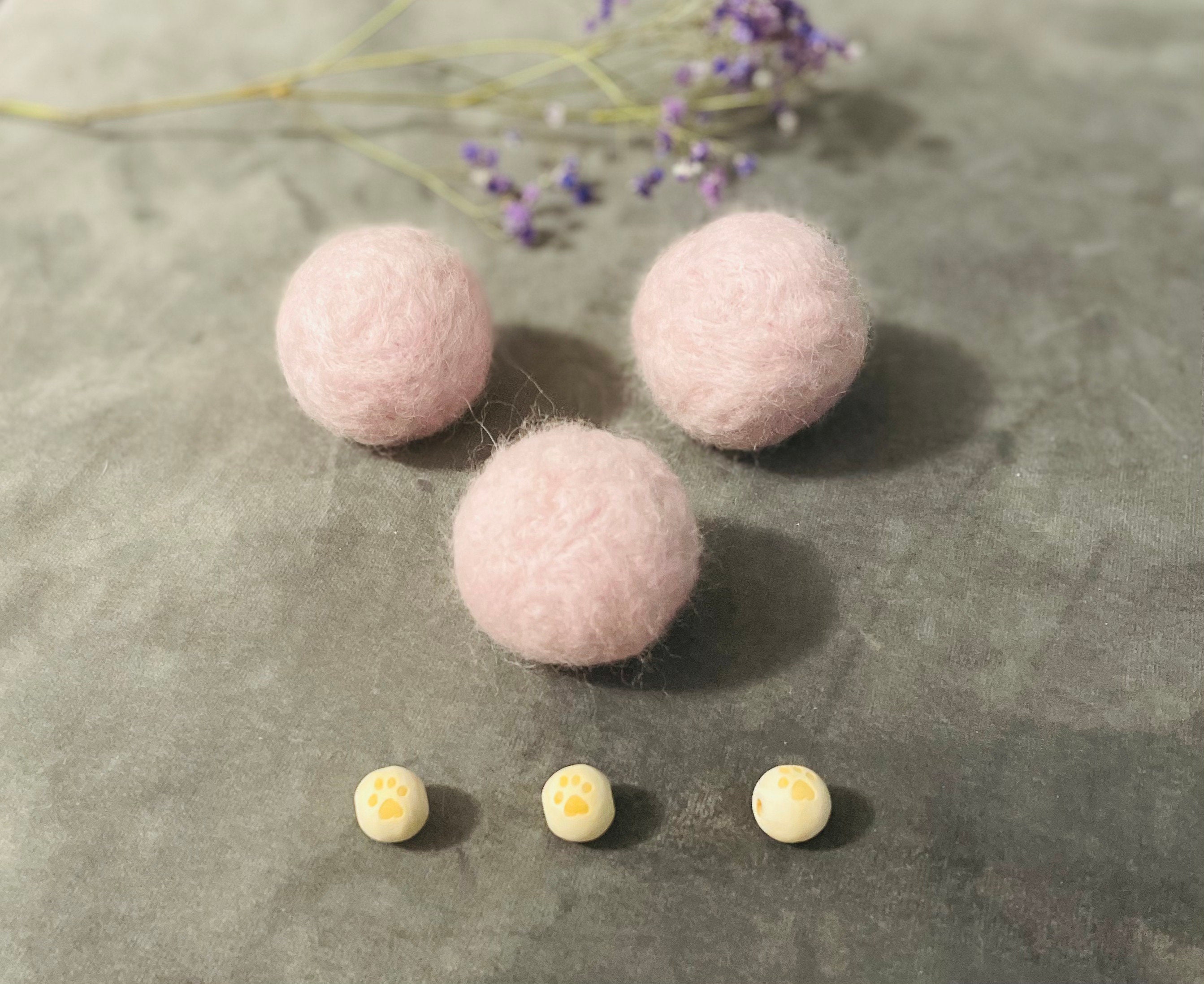 Cat toys / Kitten toys Set of 3 balls. Handmade cat toys Etsy