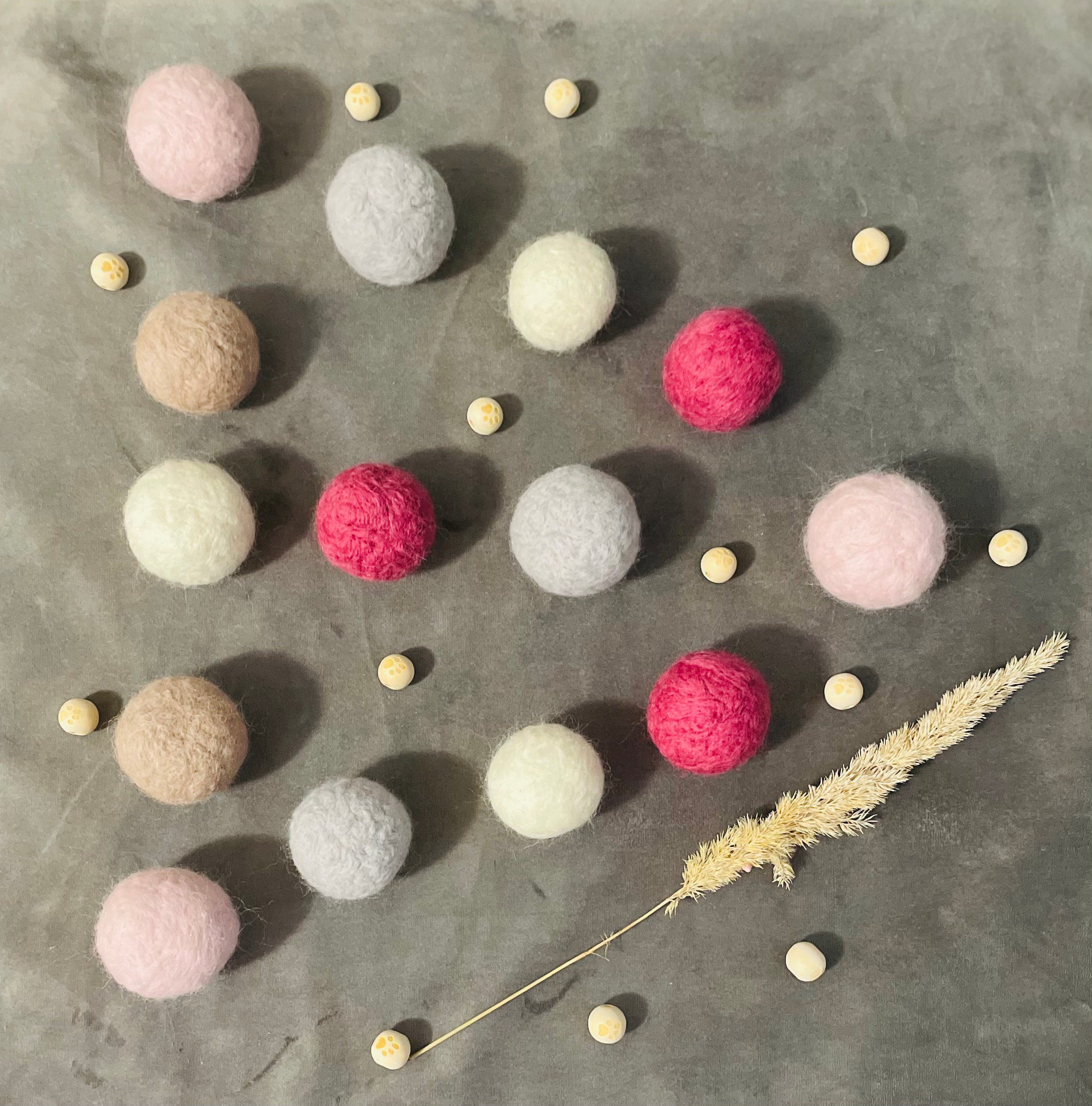 Cat toys / Kitten toys Set of 3 balls. Handmade cat toys Etsy