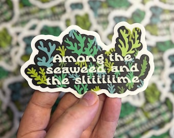 Split Open and Melt Lyrics Sticker: Glow in the Dark Matte Decal