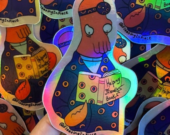 Zoidberg Phish Sticker - Holographic Sticker