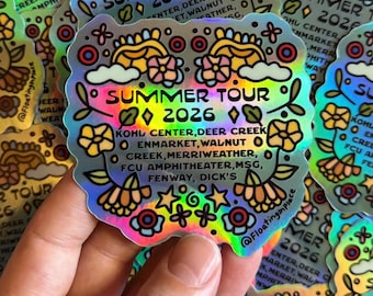Phish Holographic Summer Tour 2026 Sticker