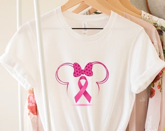 Disney Shirt, Cancer Support shirt, Hope For A Cure Breast Cancer shirts, Disney Breast Cancer shirts, Cancer Awareness Shirt, gift Tees