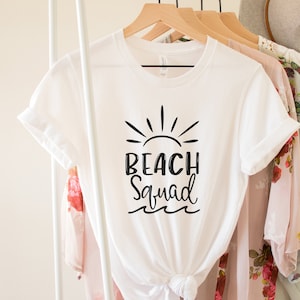 Beach Squad Shirt, Vacation Shirt, Summer Shirt, Beach Shirt, Summer Vacation, Summer Gift, Family Matching Shirts -