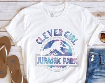 Clever Girl Graphic Jurassic Park Retro Raptor  Jurassic World Dominion Jurassic Park 3 2022 T-Shirt Unisex Tee Adult T-shirt Kid Shirt