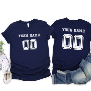 Customized Football Shirt, Personalized Soccer Jersey, Custom Team Name and Number, Custom Baseball Jersey, School Varsity Team Jersey