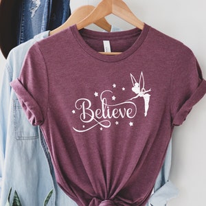 Believe Tinkerbell Shirt, Tinkerbell Shirt, Tinkerbell T shirt, Believe Shirt, Funny Shirt, Vacation Shirt, Family Group Shirt