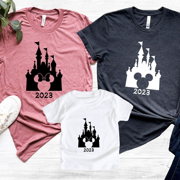 Disney Shirt, Disneyworld shirt, Disney Vacation Shirt, Retro Castle Mickey Mouse Shirt, Disneyland shirt, Magic Kingdom Shirt