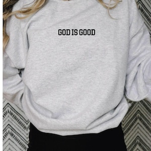 Comfort Colors God Is Good T-Shirt, Religion Shirt, Christian T-Shirt ,Trendy Shirt , Positive Shirt , Oversized Shirt , Oversized Tee image 3