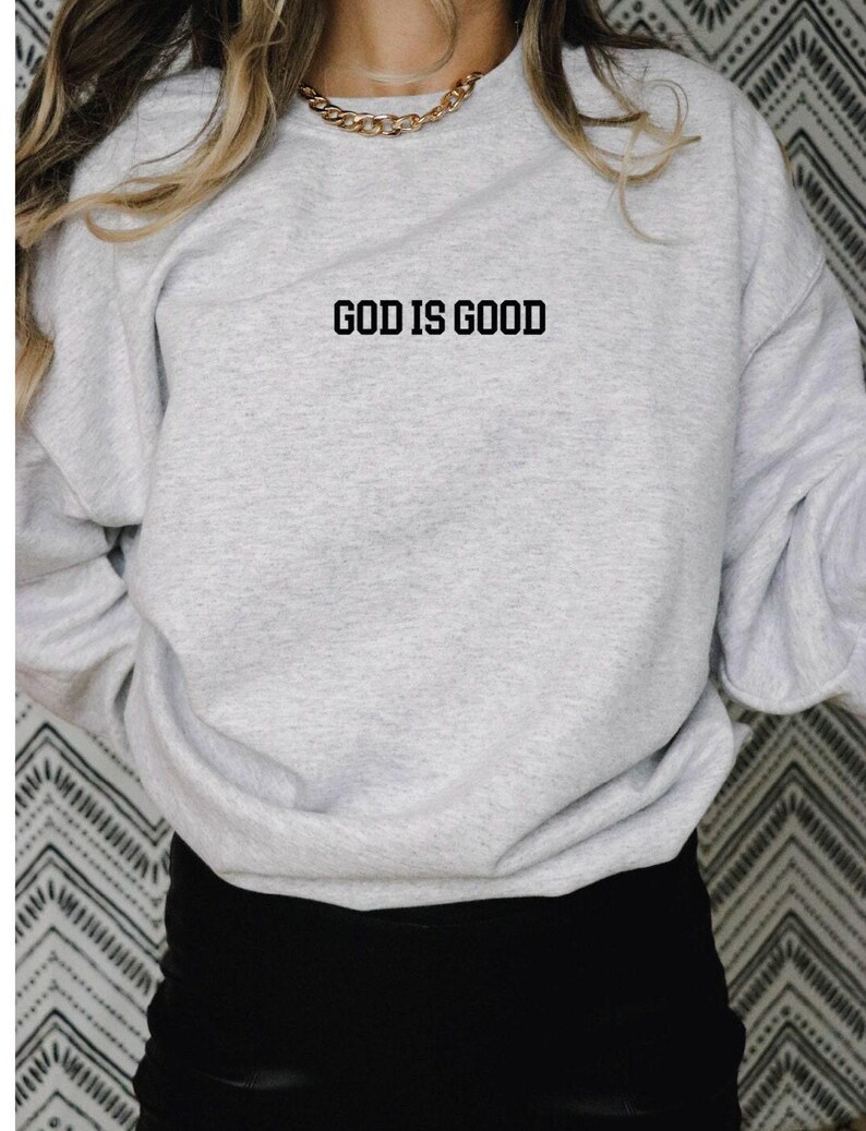 Comfort Colors God Is Good T-Shirt, Religion Shirt, Christian T-Shirt ,Trendy Shirt , Positive Shirt , Oversized Shirt , Oversized Tee image 3