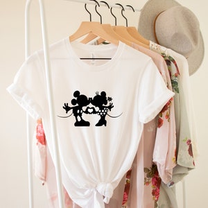 Disney Valentine Day Shirt, Minnie Mouse Shirt, Valentines Day Mickey shirt, Mickey Minnie Heart Shirt, Disney Shirt, Women Disney Shirt 55