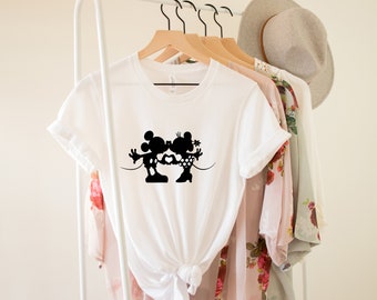Disney Valentine Day Shirt, Minnie Mouse Shirt, Valentines Day Mickey shirt, Mickey Minnie Heart Shirt, Disney Shirt, Women Disney Shirt 55