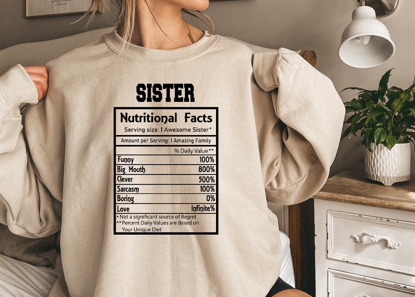 Funny sister sweatshirts hotsell