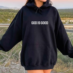 Comfort Colors God Is Good T-Shirt, Religion Shirt, Christian T-Shirt ,Trendy Shirt , Positive Shirt , Oversized Shirt , Oversized Tee image 6
