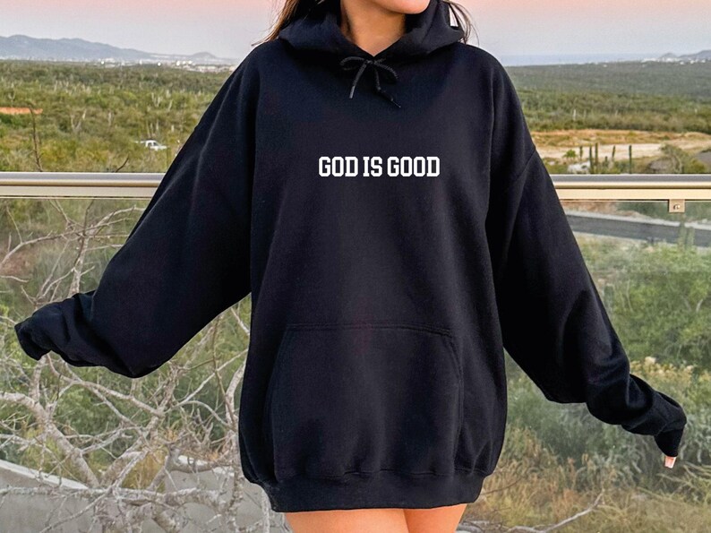 Comfort Colors God Is Good T-Shirt, Religion Shirt, Christian T-Shirt ,Trendy Shirt , Positive Shirt , Oversized Shirt , Oversized Tee image 6