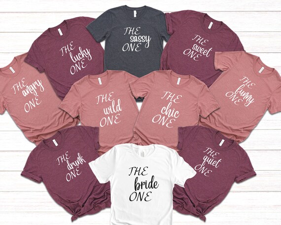 Unique bridesmaid shirts sales