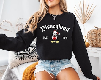 Comfort Colors Disneyland Est 1955 Shirt, Disneyland California 1955 Sweatshirt, Disneyland Mickey Hoodie, Disney Family Vacation, Vintage