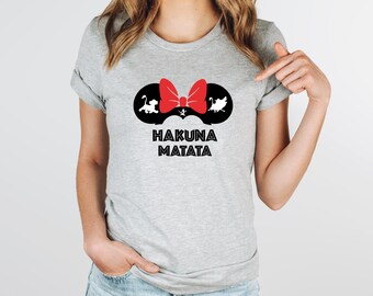 Disney Hakuna Matata Shirt, Animal Kingdom Shirts,Animal Kingdom Minnie  Mickey Shirts,Disney Animal Kingdom Tshirt,Animal Kingdom Match