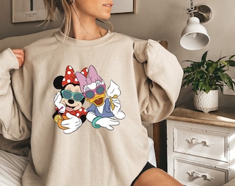 Minnie and Daisy Sweatshirt, Disney Best Friends Shirt, Minnie Daisy Sweatshirt, Daisy Duck Shirt, Minnie and Daisy Tee, Disney Family Trip