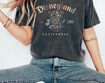 Retro Disneyland California Shirt, Disneyland Est 1955 Shirt, Disney Vacation Shirt, Mickey And Friends Shirt, Disney Sweatshirt,Disney trip