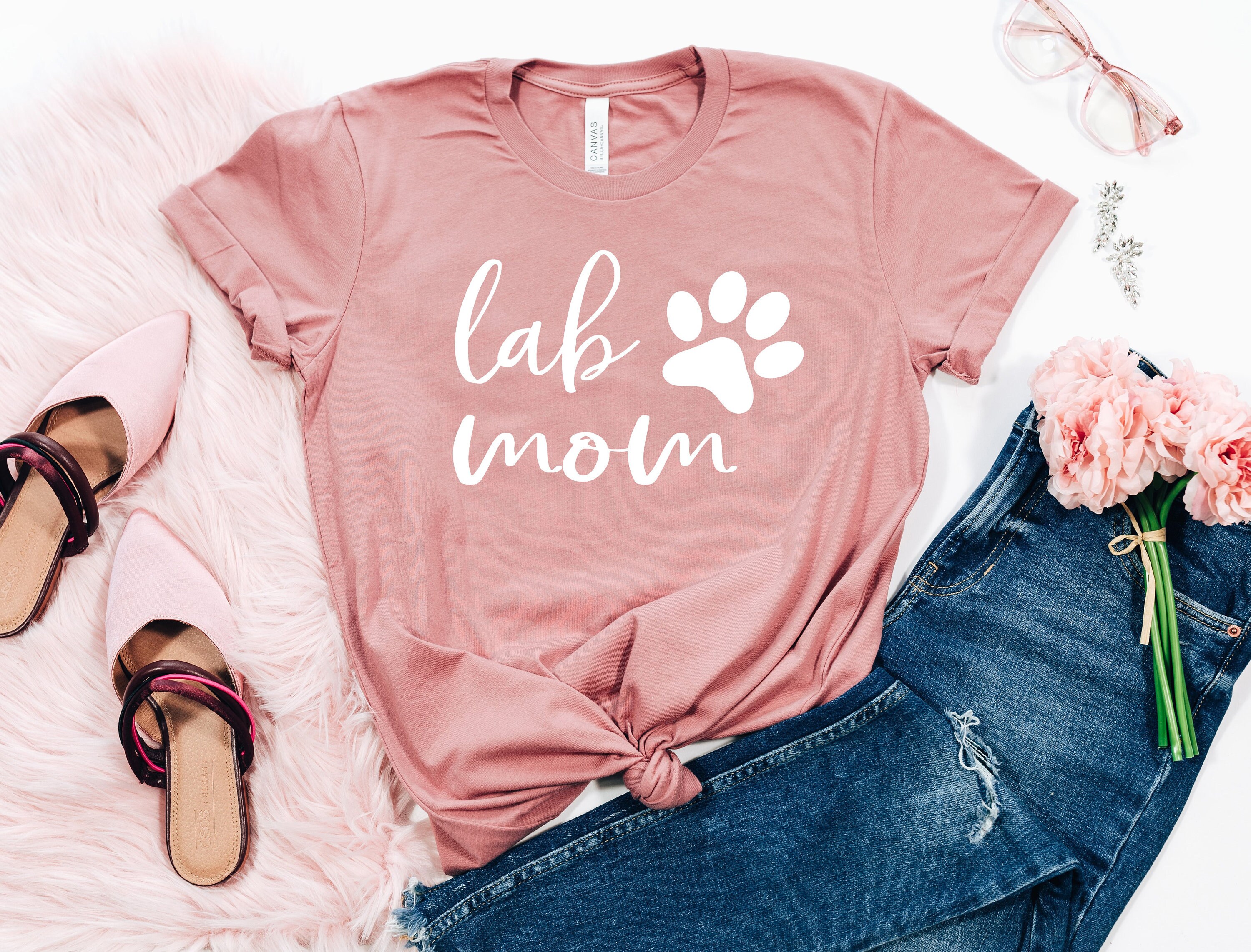 Lab Mom Shirt, Labrador Shirt, Lab Dog Gifts, Labrador Retriever, Dog ...