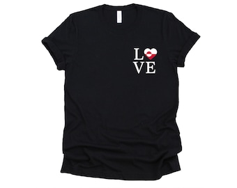 Save Greenlanda Shirt, Love Greenland T-shirt, Anti Trump Graphic Shirt, Protest Shirt, Political Statement Shirt