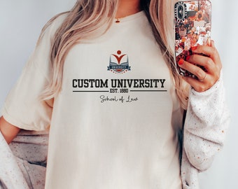 Custom College Shirt With Logo, Personalized Design University and College Program Shirt,Custom School T-Shirt
