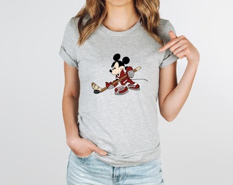 Mickey Mouse Hockey Shirt,Hockey Shirt, Funny Hockey Player Shirt, Hockey Team Disney Trip Shirt, Hockey Mom Gift Shirt, Hockey Fans Shirt