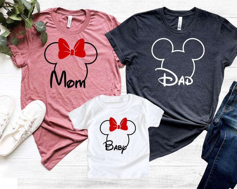 Custom Disney Family Vacation Shirts, Disney Shirts, Disney Trip Shirts, Disney Vacation Shirts, Disney Family Shirts,Disney Matching Shirts imagem 1