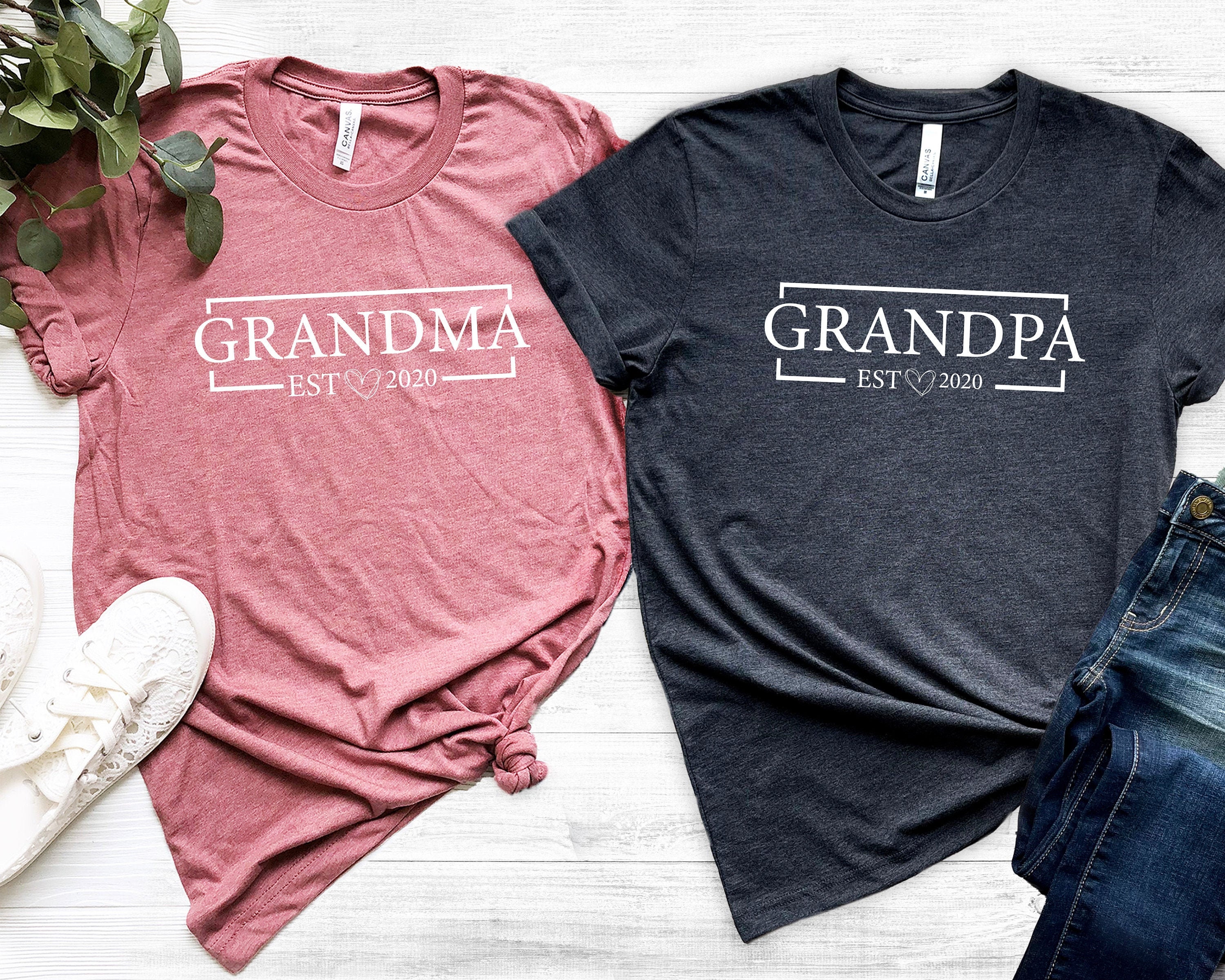 Grandma and Grandpa Shirt Grandma Shirts Gifts for Grandma - Etsy
