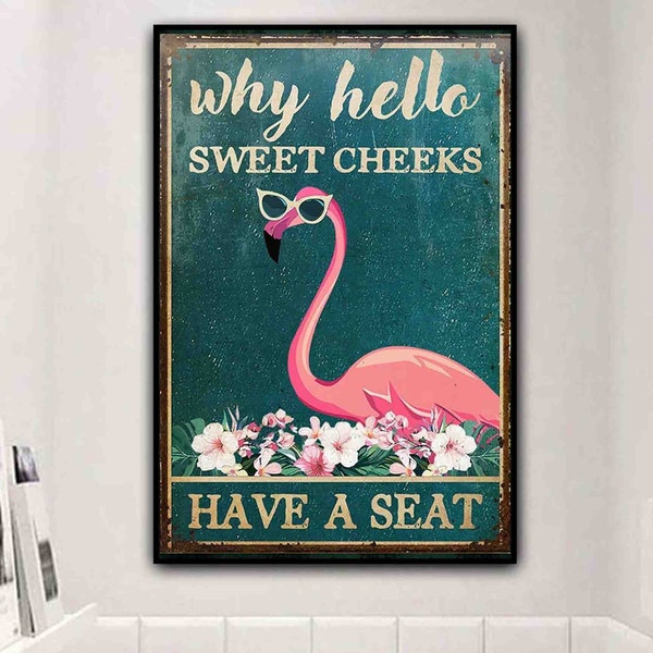 Flamingo Bathroom Etsy