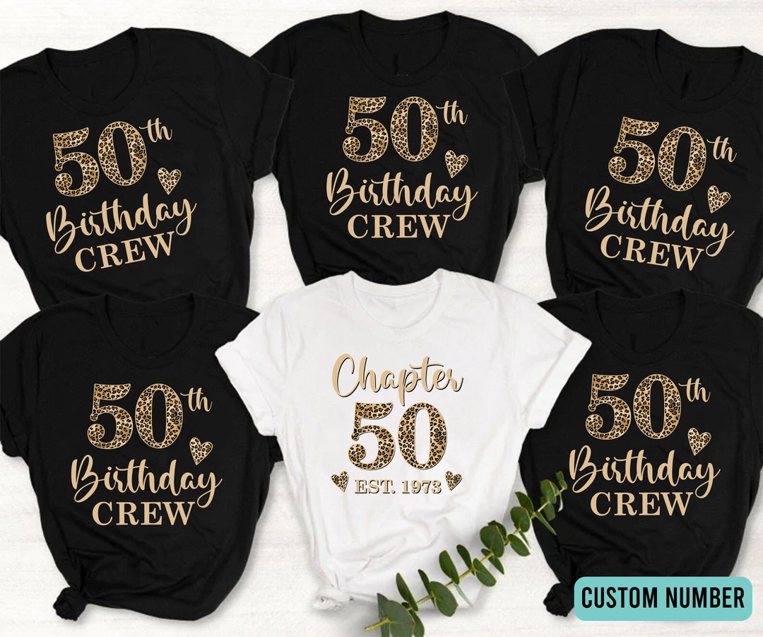 Custom Birthday Shirt 50th Birthday Shirt Chapter 50 - Etsy