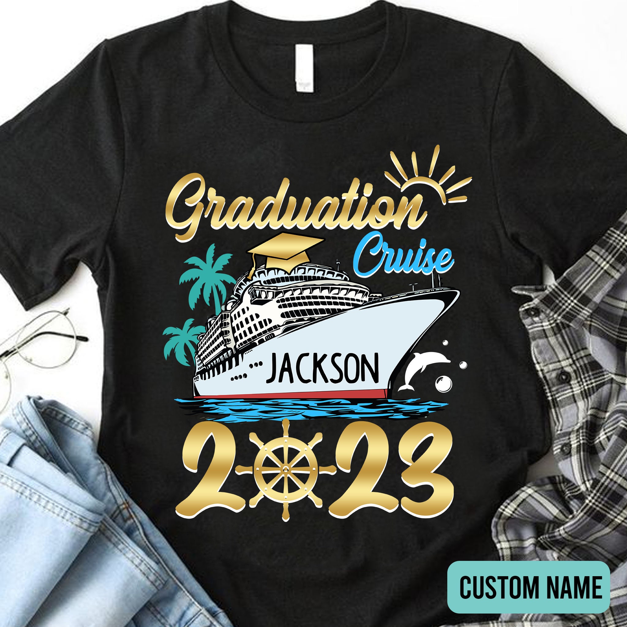 Personalized Graduation Cruise 2023 Shirt, Grad Cruise Shirt ...