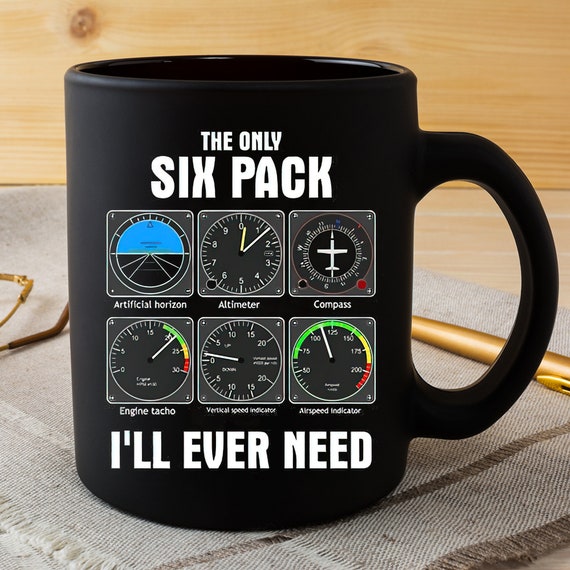 El único paquete de seis que necesitaré taza taza de avión de | Etsy México