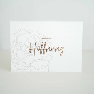 Veredelte christliche Osterkarte | Lebendige Hoffnung | Nachhaltige Osterkarte | Frohe Botschaft