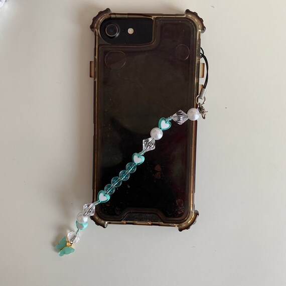 Personalized/Custom Phone Charm Keychain Etsy