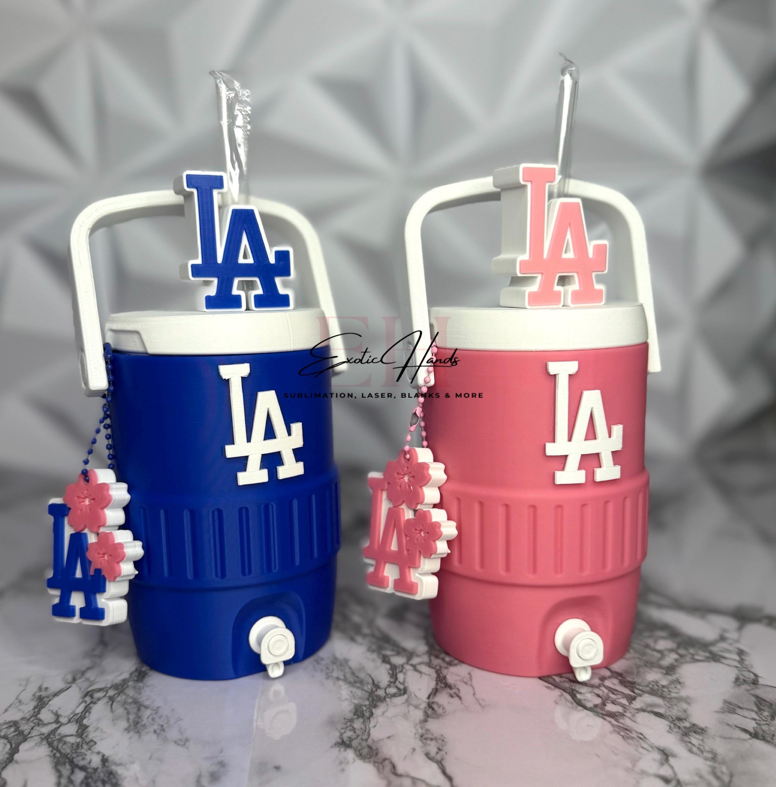 記念グッズ Los Angeles Dodgers LA Dodgers Mini Water Cooler 3D Printed Can Holder, Can Opener