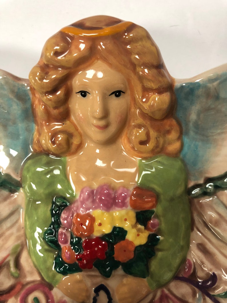 Jim Shore Angels Four Seasons Candy Dish Certified International Etsy