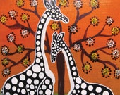 Mr. n' Mrs. Giraffe | Limited Edition Print | Unframed